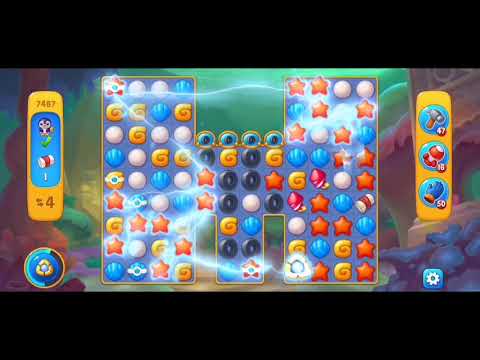 Fishdom 7487 Hard Level - NO 💣🧨💥