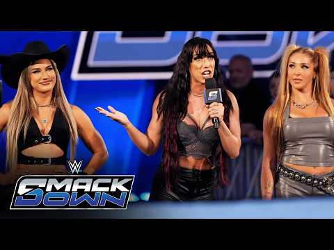 Fatal Influence confront Rhea Ripley, Charlotte Flair and Alexa Bliss: SmackDown highlights