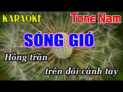Sóng Gió Karaoke Tone Nam ( C#m ) Nhạc Sống Rumba Karaoke Dễ Hát - Beat Mới
