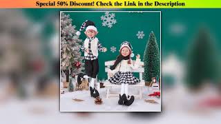 Download the video "First Look 2 Pcs Christmas Elf Couple Doll Decoration Home Christmas Tree Decor Pendant Ornaments E"