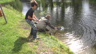 Fishing for Trout at Carton House, Maynooth, Kildare, Ireland