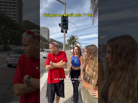 Gringas no Brasil pela 1ª vez 😳