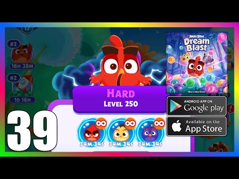 Angry Birds Dream Blast 🐦Gameplay Stage 250-253 (Android, iOS)