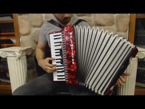 WELTACHAT72RD - Red Weltmeister Achat Piano Accordion AZS Mics LMM 34 72 $2999