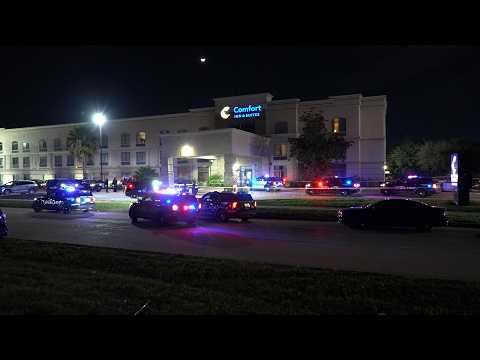 Man armed with rifle shot and killed by officers outside Comfort Inn & Suites in southwest Houston