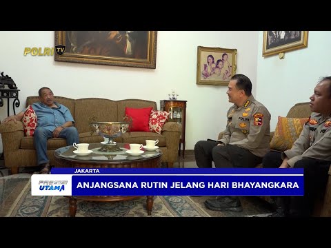 POLRI LAKUKAN ANJANGSANA KEPADA JENDERAL POLISI (PURN) SOEROJO BIMANTORO