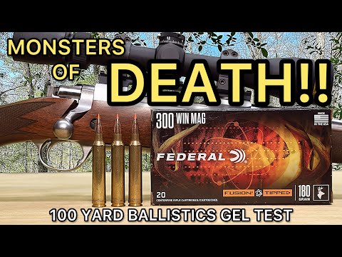 DEER \u0026 HOG SLAYERS?! 300 Blackout Federal PowerShok 150gr Ammo Test