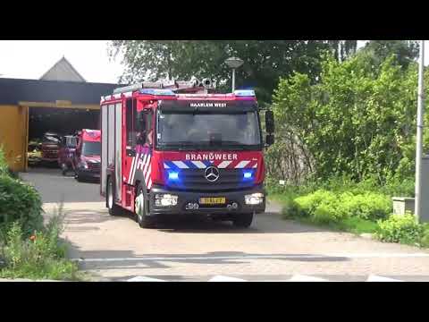 2X showtje tankautospuit brandweer Haarlem West