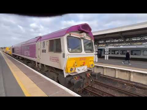 Class 66734 at weymouth 