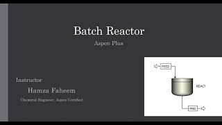 Simulation of Batch Reactor