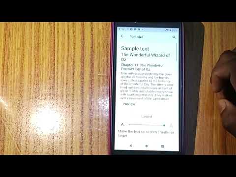 Font size update kaise kare, How to update font size in Nokia C01