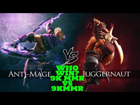 Anti Mage VS Juggernaut 100% SLASH DELETED ANTI MAGE 9k MMR