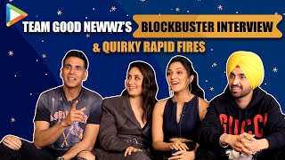 Team Good Newwz's Most Entertaining Interview | Crazy Quiz,Rapid Fire |Akshay,Kiara,Kareena,Diljeet video