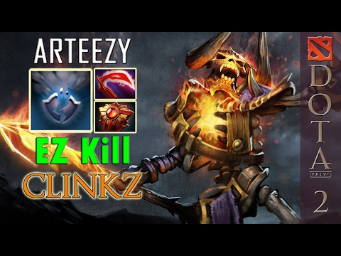 Arteezy [Clinkz] Dota 2 7.02 - What a Comback 8k MMR Gameplay