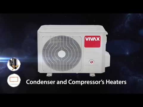 Ilmalämpöpumppu Vivax V Design 12 lämmitys-/jäähdytyskäyttöön