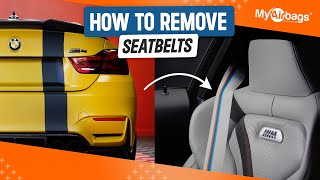 BMW M4 Seat Belt Repair & Custom M Stripe Upgrade | MyAirBags