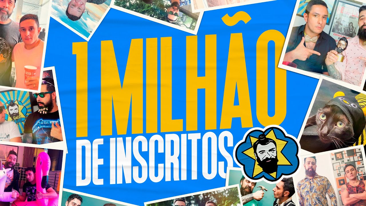 RETROSPECTIVA 1 MILHÃO DE INSCRITOS | Galãs Feios