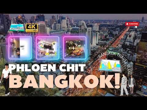 🇹🇭 A Walk Around Phloen Chit Bangkok Large Malls Shopping Centralworld Central Embassy #bangkok #bkk