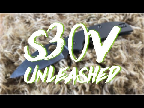 S30V Unleashed - 17DPS Polished Edge Retention on Spyderco Sage