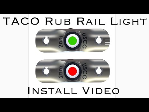Installing TACO Rub Rail Lights