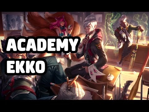 ACADEMY EKKO SKIN SPOTLIGHT - LEAGUE OF LEGENDS