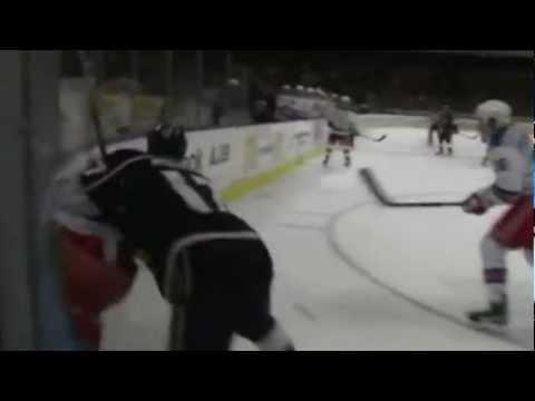 Ethan Moreau hits Dan Girardi