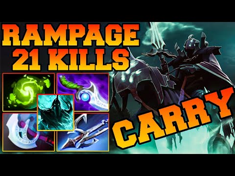 Abaddon Dota 2 Carry Rampage With 21 Kills 7.33 Build Pro Gameplay