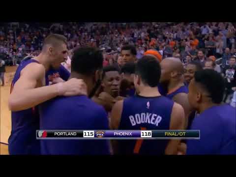 Eric Bledsoe Buzzer Beater  Suns vs Trail Blazers  November 2, 2016  2016 17 NBA Season