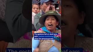 Bolivia's President Cuts Salary in Half Amid Growing Protest Movement