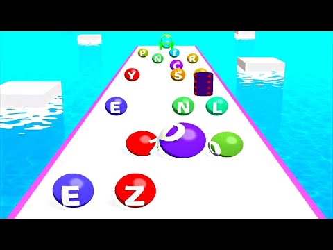 ABC Run - 2048 Alphabet Runner ! Levels Gameplay android,ios Part 27