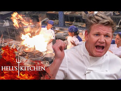 Tilly Ramsay's Sweet 16 Service Goes Up In Flames - And Gordon Is Furious | Hell's Kitchen