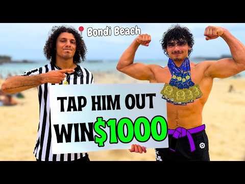 Tap him out for $1000 (10x BJJ World Champ)