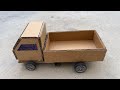 HOW TO MAKE CARDBOARD TOY TRUCK