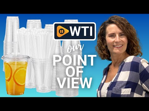 TahiBox Plastic cups with lids and straws 16 oz 100sets [100 cups & 100 flat lids & 100 straws] - WTI product video review