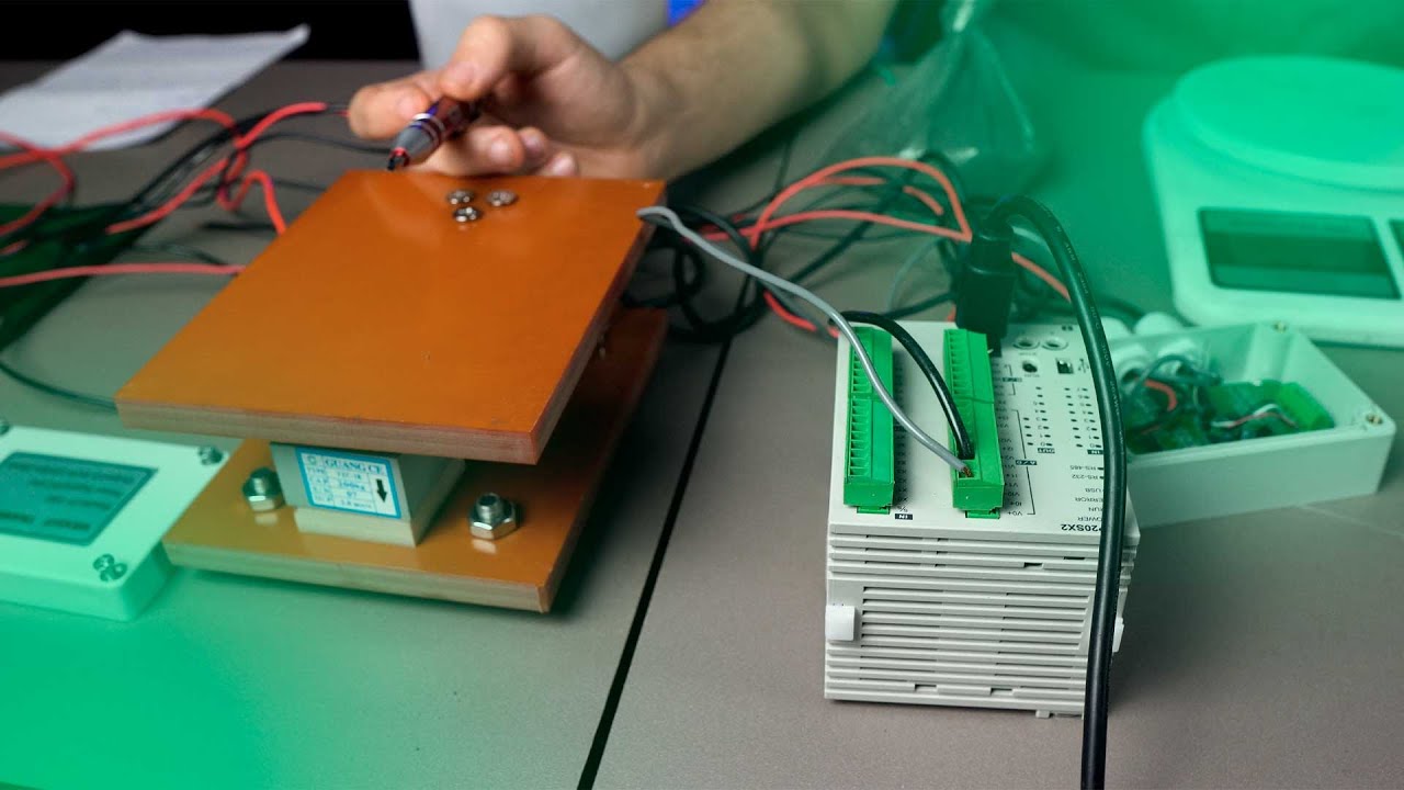 CLP Junto a Célula de Carga! Automação com Balança de Pesagem!