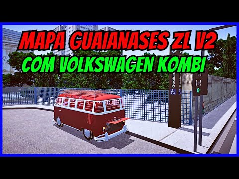 ????Gameplay Com Mod de Carro | Volkswagen Kombi | Proton Bus Simulator | Mapa Guaianases ZL V2 | PBSC