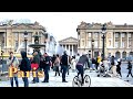 Paris, France 🇨🇵 - HDR walking tour in Paris - Spring 2024 | 4K HDR Paris | windy Paris