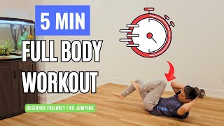 5 Min FULL Body Workout – No Jumps, Just Results!