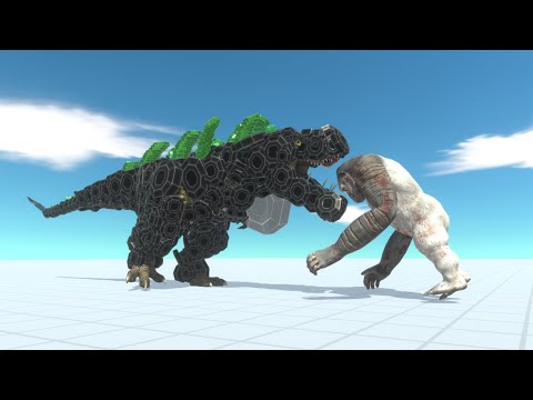 RADIOACTIVE GODZILLA vs UNITS - Animal Revolt Battle Simulator