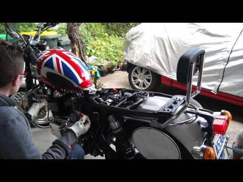 Triumph Scrambler 2006 Model No Start - solenoid test - video 3 (FIXED)