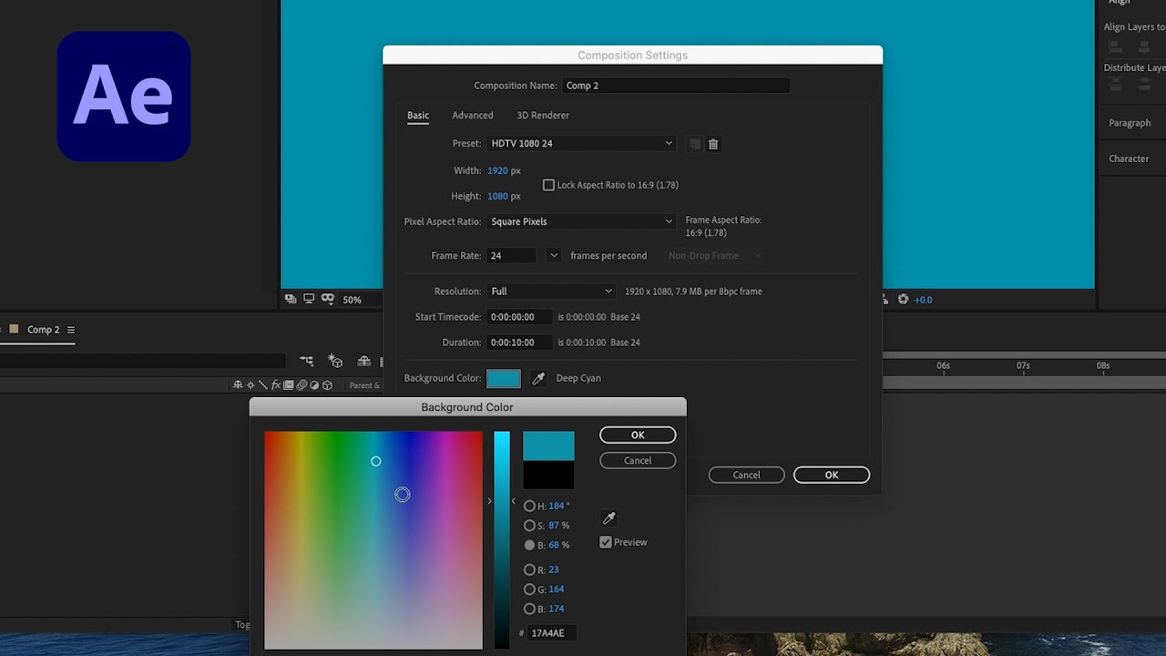 After Effects - Compositions