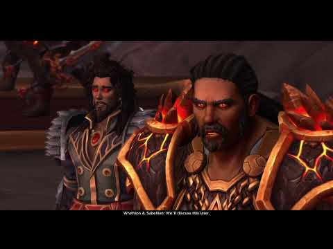 World of Warcraft Dragonflights - Wrathion meeting Sabellian for the first time