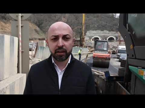 გზის საფარის აღდგენითი სამუშაოები რიკოთის მონაკვეთზე