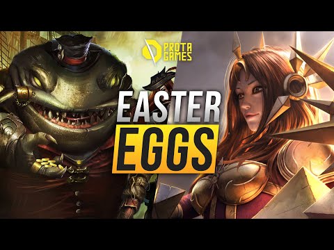 EASTER EGGS QUE PROVAVELMENTE VOCÊ NÃO CONHECE - LEAGUE OF LEGENDS