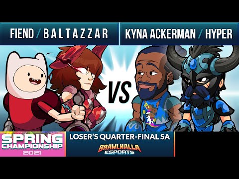 Fiend & B A L T A Z Z A R vs Kyna Ackerman & Hyper - Loser's Quarter-Final  Spring Championship 2021