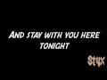 The Best of Times - Styx(Lyrics)