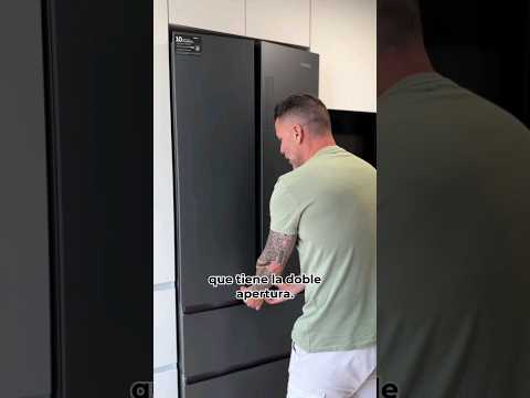 👀 Mira este FRIGO de apertura francesa #frigorífico #cocinasdediseño #formascocinas