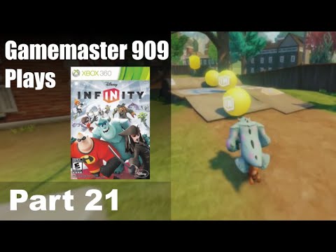 Gamemaster 909 Plays Disney Infinity: Part 21 - Monsters University Challenges (2/3)