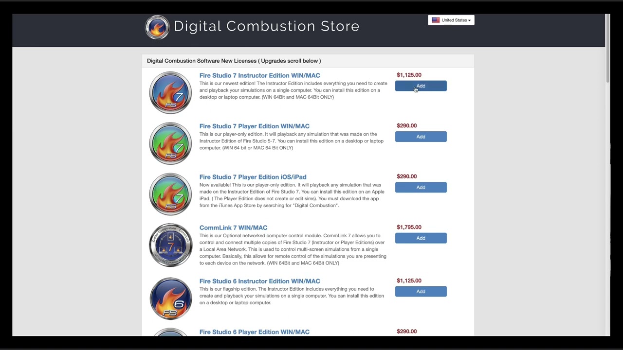 Digital Combustion Online Store