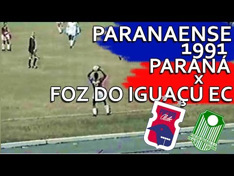 Gols Paraná Clube 2 x 1 Foz do Iguaçu - Paranaense 1991 (04/08/1991)